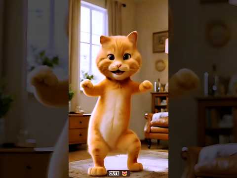 Funny Cat Dance🐈😸 | #cat #funnydance #funnycatvideos #ytshorts #shortfeed #cuteanimal #0121