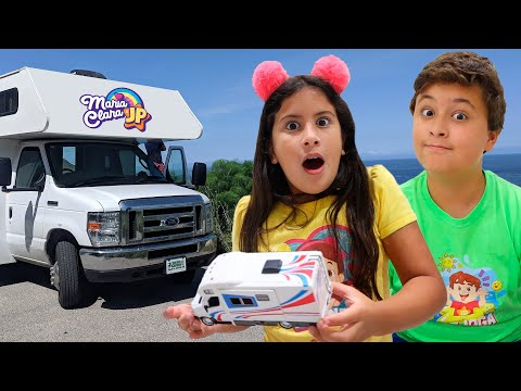 Maria Clara e JP transformam um Motorhome de brinquedo em um trailer de verdade!