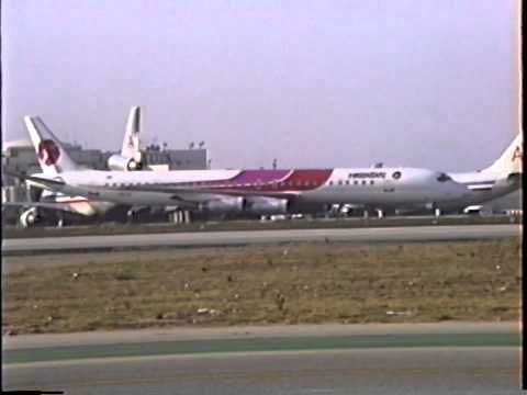 RARE! Hawaiian Air McDonnell Douglas DC-8-63 at LAX