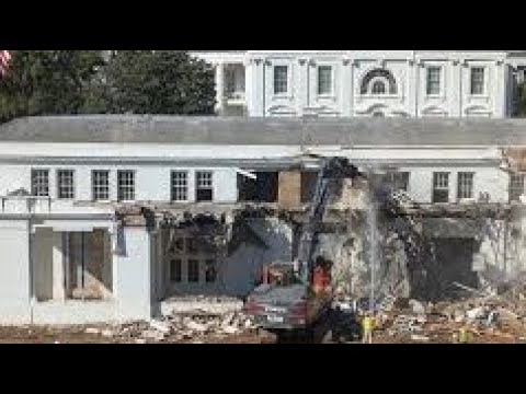 Trump begins destruction of the White House