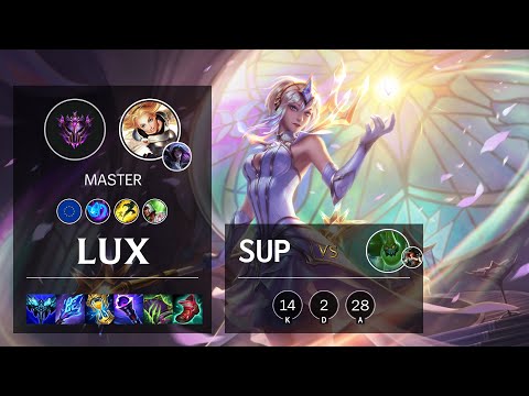 Lux Support vs Zac - EUW Master Patch 11.21