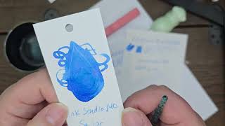 Ink Studio 140 Ink Review Sailor Fountain Pen Ink