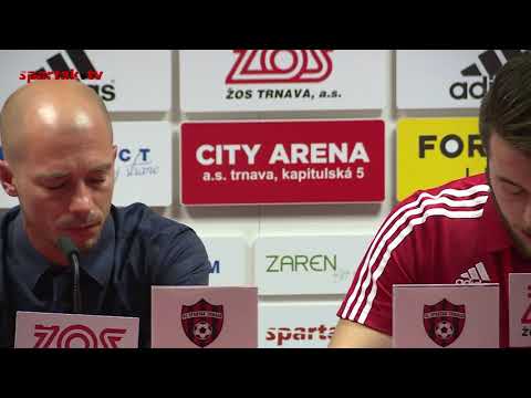 Tlačová konferencia | 7. kolo FC Spartak Trnava - FC Nitra