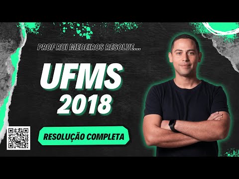 UFMS 2018 | QUÍMICA | Resolução COMPLETA | Prof. Rui Medeiros