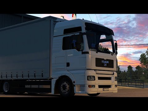 ETS2 1.35 ProMods 2.41 MAN TGA  Łódź - Antwerp