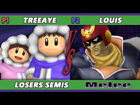 S@X 473 Losers Semis - Treeaye (Ice Climbers) Vs. Louis (Captain Falcon) Smash Melee - SSBM