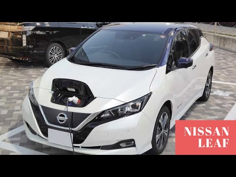 NISSAN LEAF 2018 года , из Японии , правый руль ? 400 на одном заряде батареи 🤔