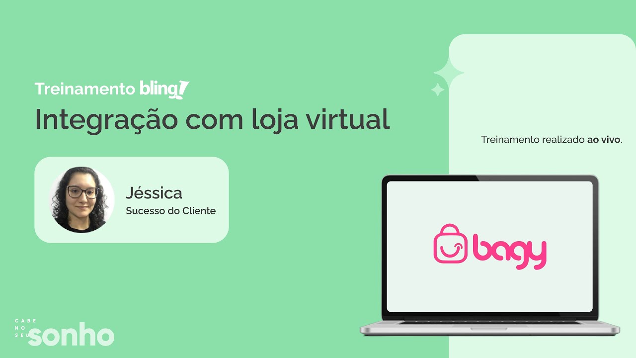 (GRAVADO 22/06) - LOJA VIRTUAL Bagy - Treinamento Bling