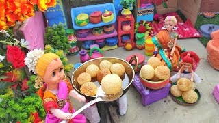 Barbie Doll All Day Routine In Indian Village/Radha Ki Kahani Part -170/Barbie Doll Bedtime Story||
