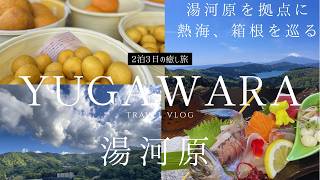 【旅行 vlog】万葉集にも詠まれた歴史ある街、湯河原を拠点に熱海、箱根を巡る