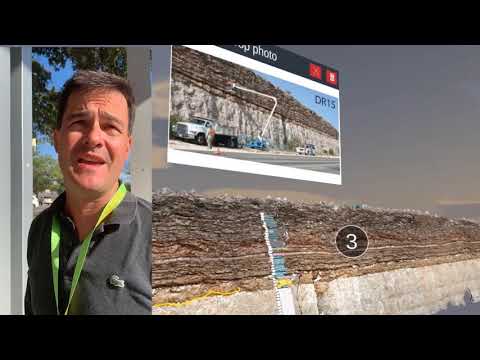 Cretaceous Shale Immersive Virtual Geological Fieldtrip