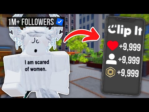 How to get FAMOUS on Roblox Clip It