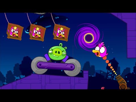 Angry Birds Collection Cannon 4 - BLAST THE BAD PIGS THROUGH BLACKHOLE TO RESCUE BIRDS!
