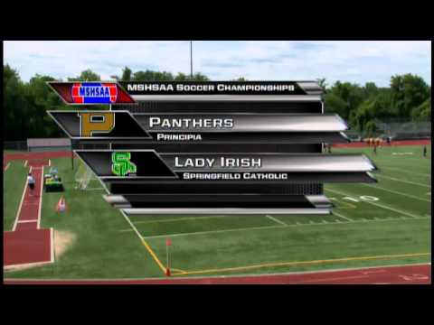 2012 MSHSAA Girls Soccer Class 1 Semifinal: Principia vs Springfield Catholic