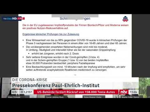 Corona LIVE: Pressekonferenz des RKIs vom 14. Januar 2021