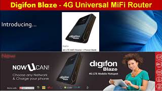4G Universal MiFi Router in Nigeria - unlock l spectranet l smile l swift l router and mifi l