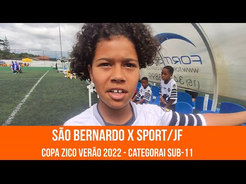 JOGÃO DE BOLA NA COPA ZICO VERÃO JUIZ DE FORA - CATEGORIA SUB-11 - SÃO BERNARDO X SPORT/JF 1' TEMPO