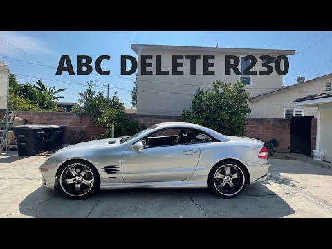 2003 Mercedes SL500 R230 KLEEMANN SUPERCHARGED ABC Delete with RMT kit with sway bars installed