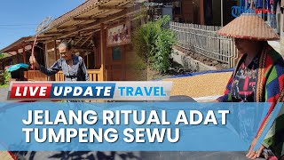 Warga Suku Osing Kemiren Jemur Kasur Bersama sebagai Tanda Dimulainya Ritual Adat Tumpeng Sewu