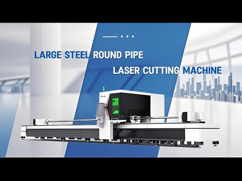 12M 5-Axis Pipe Laser: Beveling 40mm Steel in Real-Time | Industrial Beast Demo