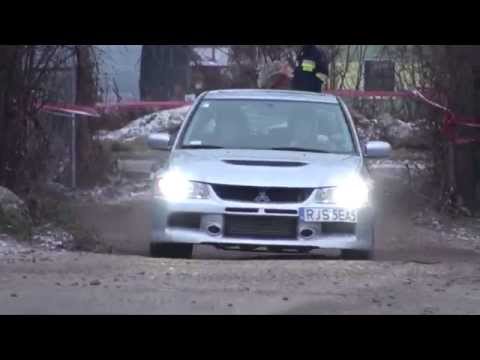 W. Chochołek / J. Adam - Mitsubishi Lancer EVO IX - KJS Świąteczny Super OeS Gorlice 28-12-2014