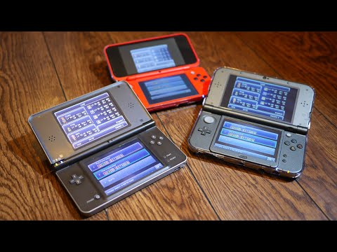 How a DS game looks on a Nintendo 3DS XL, 2DS XL and DSi XL [4K]