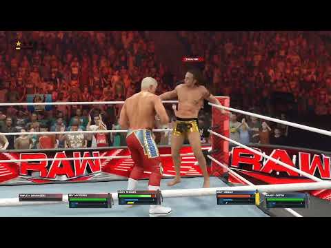 THE NIGHTMARE VS RK- BRO /Tag team normal/Raw WWE 2k 23