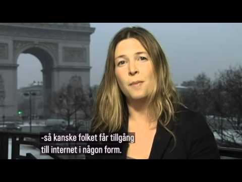 Lucie Morillon från Reportrar utan gränser kommenterar Nordkorea (SVT Aktuellt)