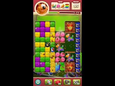 Toon Blast Level 8381 - NO BOOSTERS 🐻🐺🐱 | SKILLGAMING ✔️