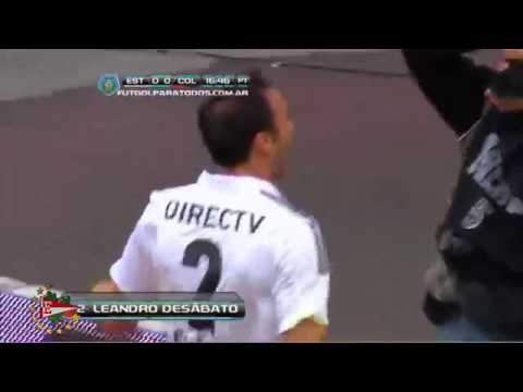 Gol Leandro Desábato - Estudiantes (La Plata) 1 Vs Colón (Santa Fe) 0 - Inicial 13'