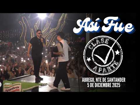 ASÍ FUE - CLASE APARTE En vivo Abrego, Norte de Santander
