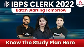 IBPS CLERK 2022 | Batch Starting Tomorrow | Know the details here
