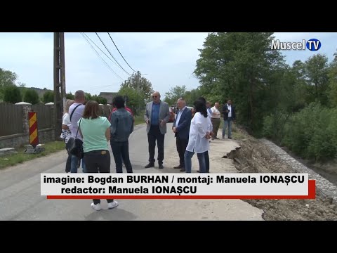 Jurnal MUSCEL TV 25.05.2022 Lucrări pe DJ 738 – drum rupt