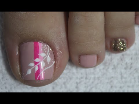 DISEÑO DE UÑAS ESPIGAS PARA PIES SENCILLA – SPIKES NAIL ART – NLC