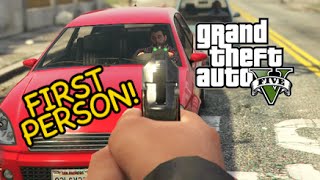 FIRST PERSON CHAOS! [GTA V] [PS4] [GAMEPLAY]