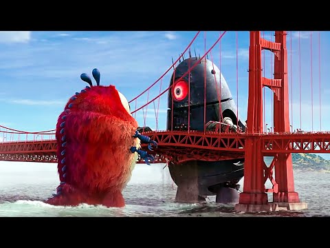 Full Fight in San Francisco | Monsters vs Aliens 🌀 4K