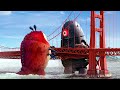 Full Fight In San Francisco Monsters Vs Aliens 4K