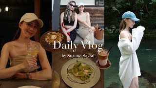【日常vlog】朝から夜まで予定ぎっしりお出かけday🧢✨ランチ/カフェ/お出かけコーデ/ドライブ...🚗