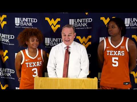 Texas Women's Basketball at West Virginia Postgame Press Conference [Feb. 20, 2022]