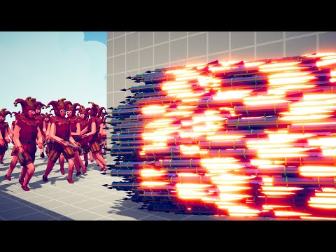 100x JESTER vs EVERY GOD - Totally Accurate Battle Simulator TABS