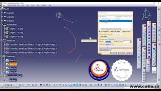 Download the video "CATIA v5 How to control the tangencies and tensions of a spline curve using parameters and formulas"