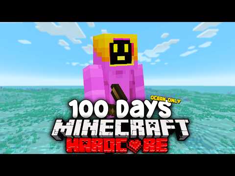 PaulGG - I Survived 100 Days In An OCEAN ONLY World In Minecraft Hardcore (Full Movie)