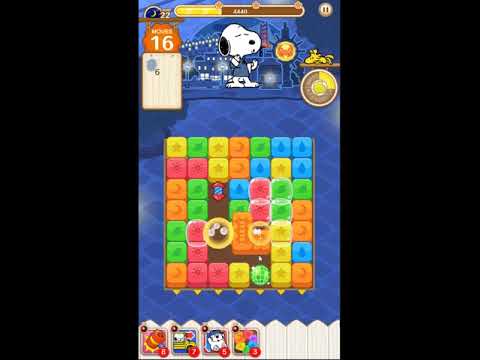 Snoopy Puzzle Journey Night Mode Level 22 - NO BOOSTERS 🐶🧩🧳 | SKILLGAMING ✔️