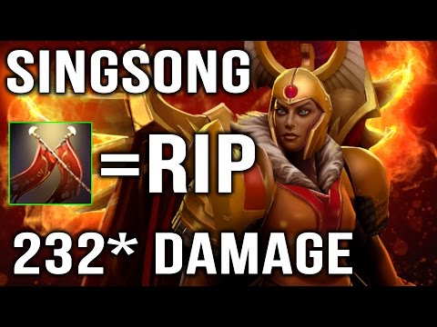 Dota 2 SingSing Legion Commander - Duel 232 Damage