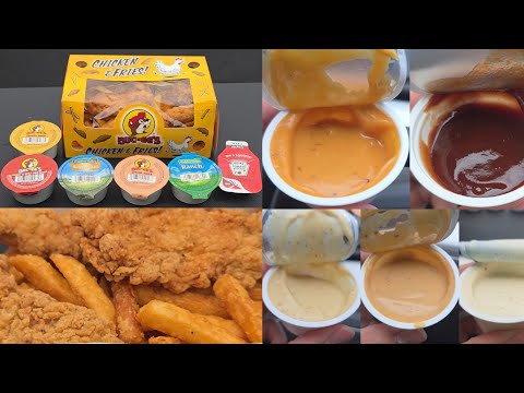 BUC-EE'S Chicken & Fries! and All Available Sauces Taste Test Review
