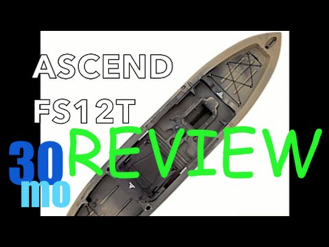 KAYAK FISHING - KAYAK REVIEW ASCEND FS12T