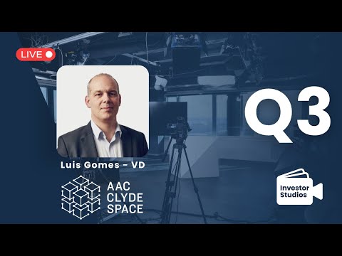AAC Clyde Space Q3 - VD Luis Gomes presenterar kvartalsrapporten med Q&A