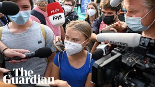 Greta Thunberg takes aim at climate platitudes: &#39;All we hear is blah blah blah&#39;