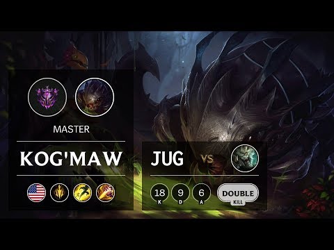 Kog'Maw Jungle vs Rengar - NA Master Patch 9.8