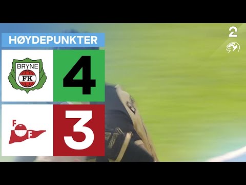 Bryne 4 - 3 Fredrikstad - Høydepunkter